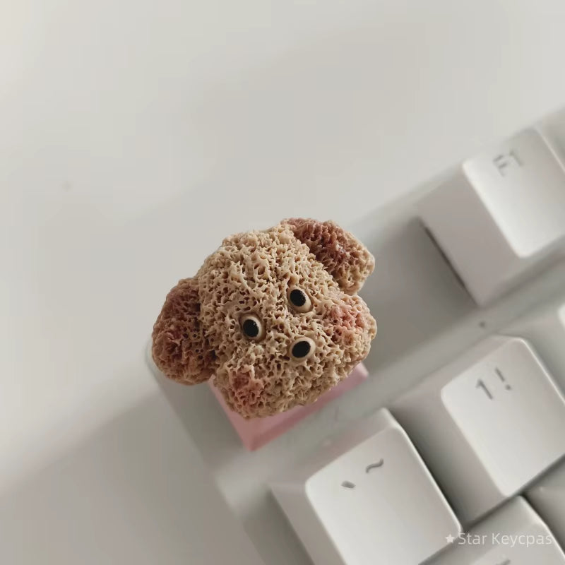 Personality Mechanical Keyboard Keycaps Cute Cartoon Dog Customized Gaming MX Cherry Switch Keycaps Accessories Decoration Gifts