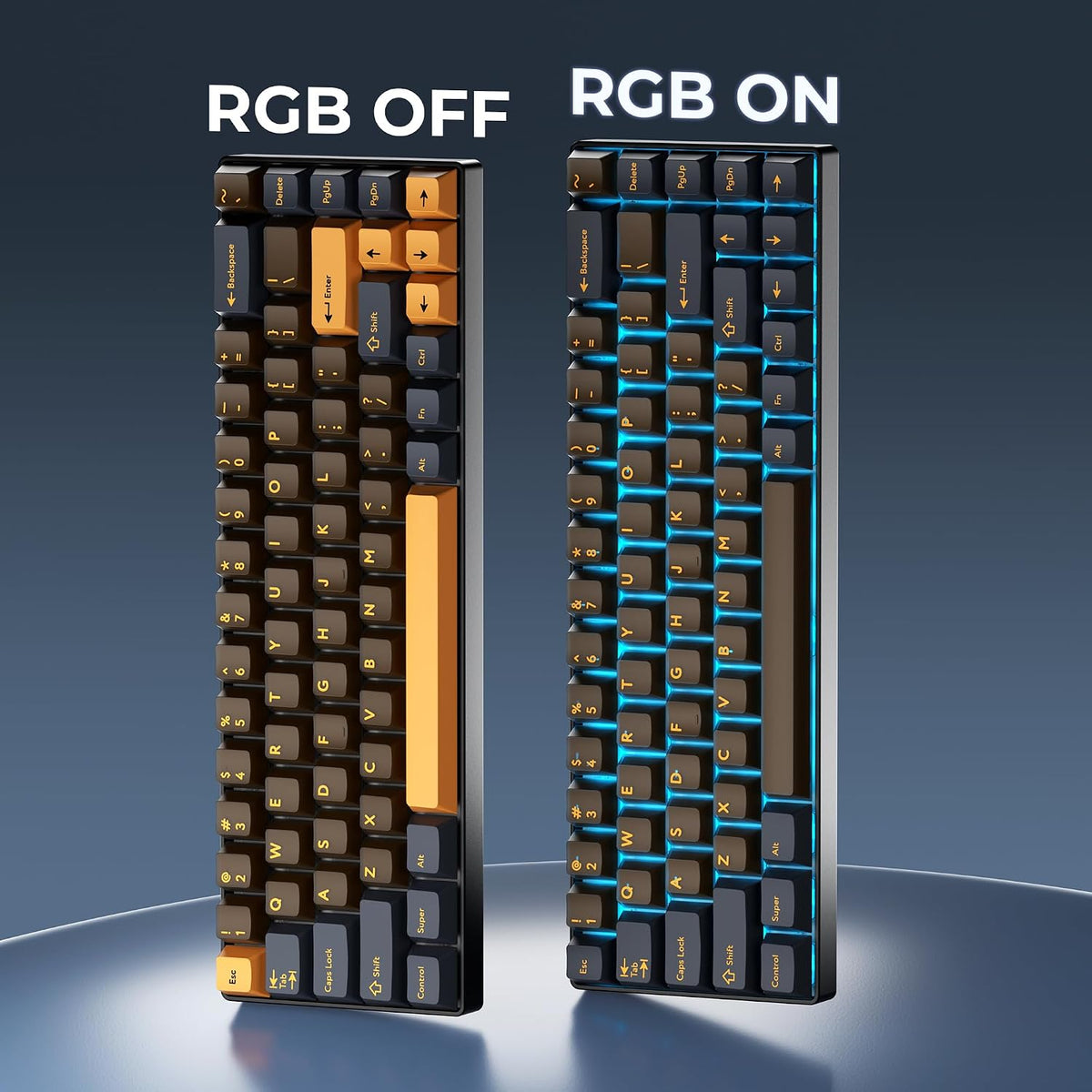 XVX Double Shot PBT Keycaps Set 216 Keys, Cherry Profile Custom Keyboard Keycaps, Jade Translucent Key Caps Compatible with 61/64/68/84/87/100/104/108 ANSI and ISO Layout Mechanical Keyboard