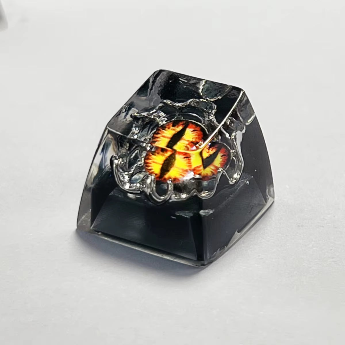 Evil Eyes DIY Mechanical Keyboard Resin Keycaps Artisan Customized Pretty Sun and Moon/Stars Design Custom Keycaps for Keyboard