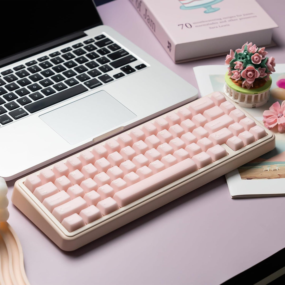 Double Shot PBT Keycaps Set, Cherry Profile Keyboard Keycap