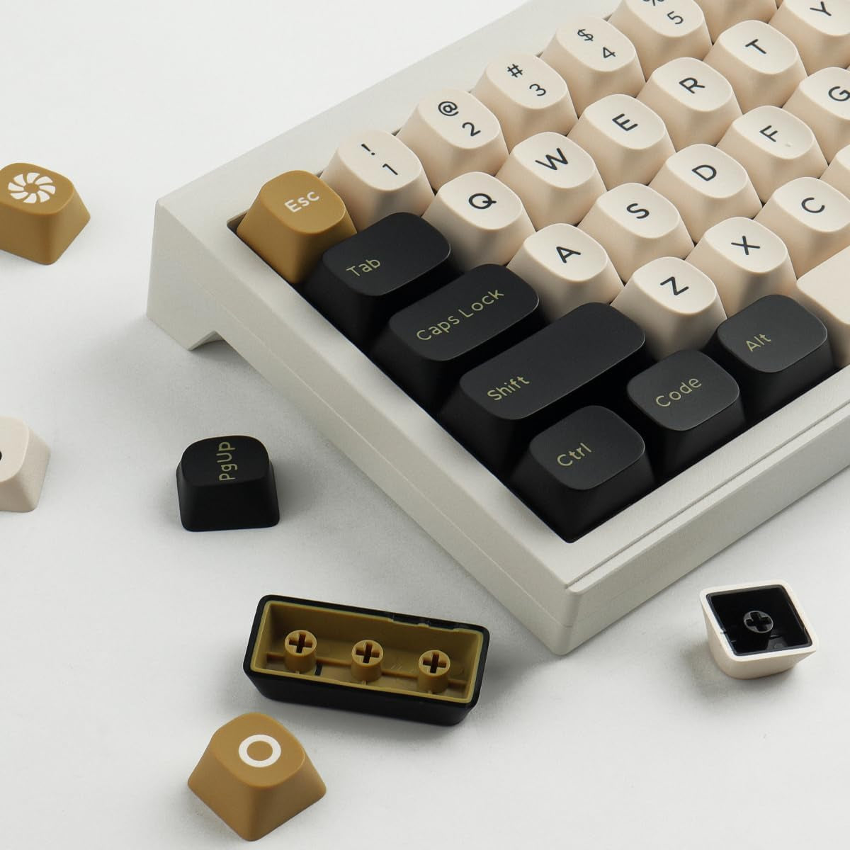 Double Shot PBT Keycaps,171 Keys YMK Profile Keycap