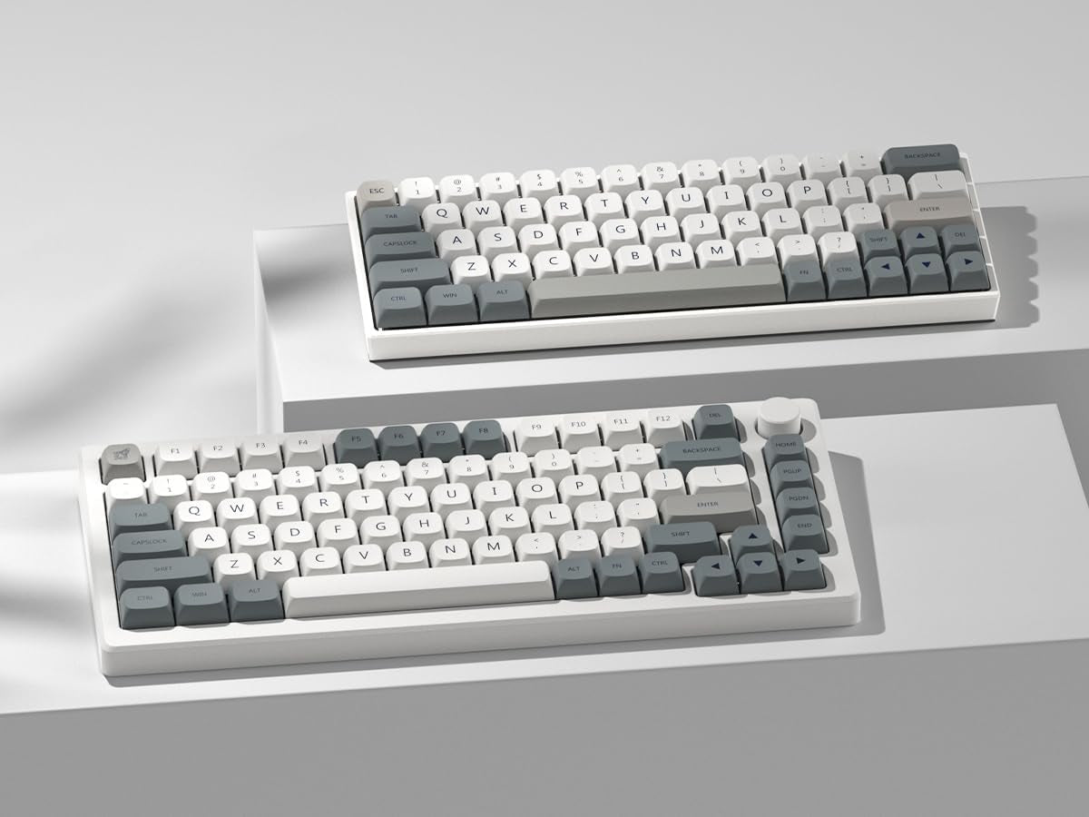 Retro PBT Keycaps Set, XDA Profile Keyboard Keycaps