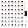 50 PCS Clickers for 3D Prints, Brown Mechanical Keyboard Switches 3 Pin Brown Clicky Switches with Switch Puller Waterproof Keyboard Clicker Keys Replacement for Mechanical Keyboards