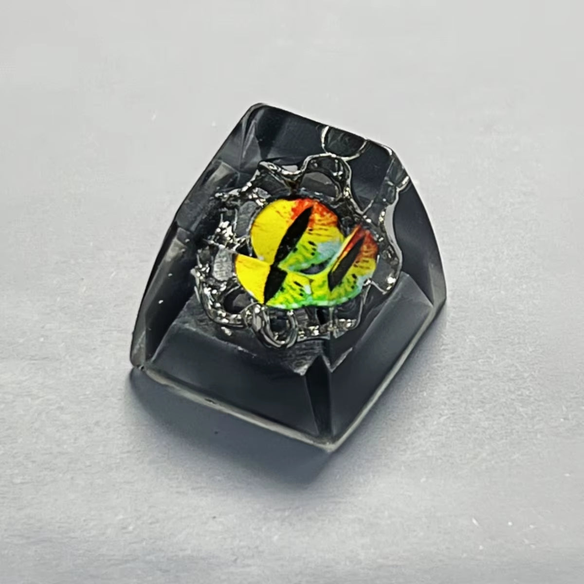 Evil Eyes DIY Mechanical Keyboard Resin Keycaps Artisan Customized Pretty Sun and Moon/Stars Design Custom Keycaps for Keyboard