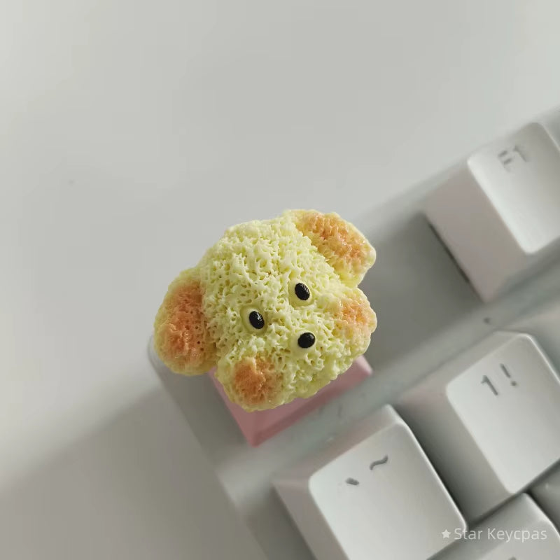 Personality Mechanical Keyboard Keycaps Cute Cartoon Dog Customized Gaming MX Cherry Switch Keycaps Accessories Decoration Gifts