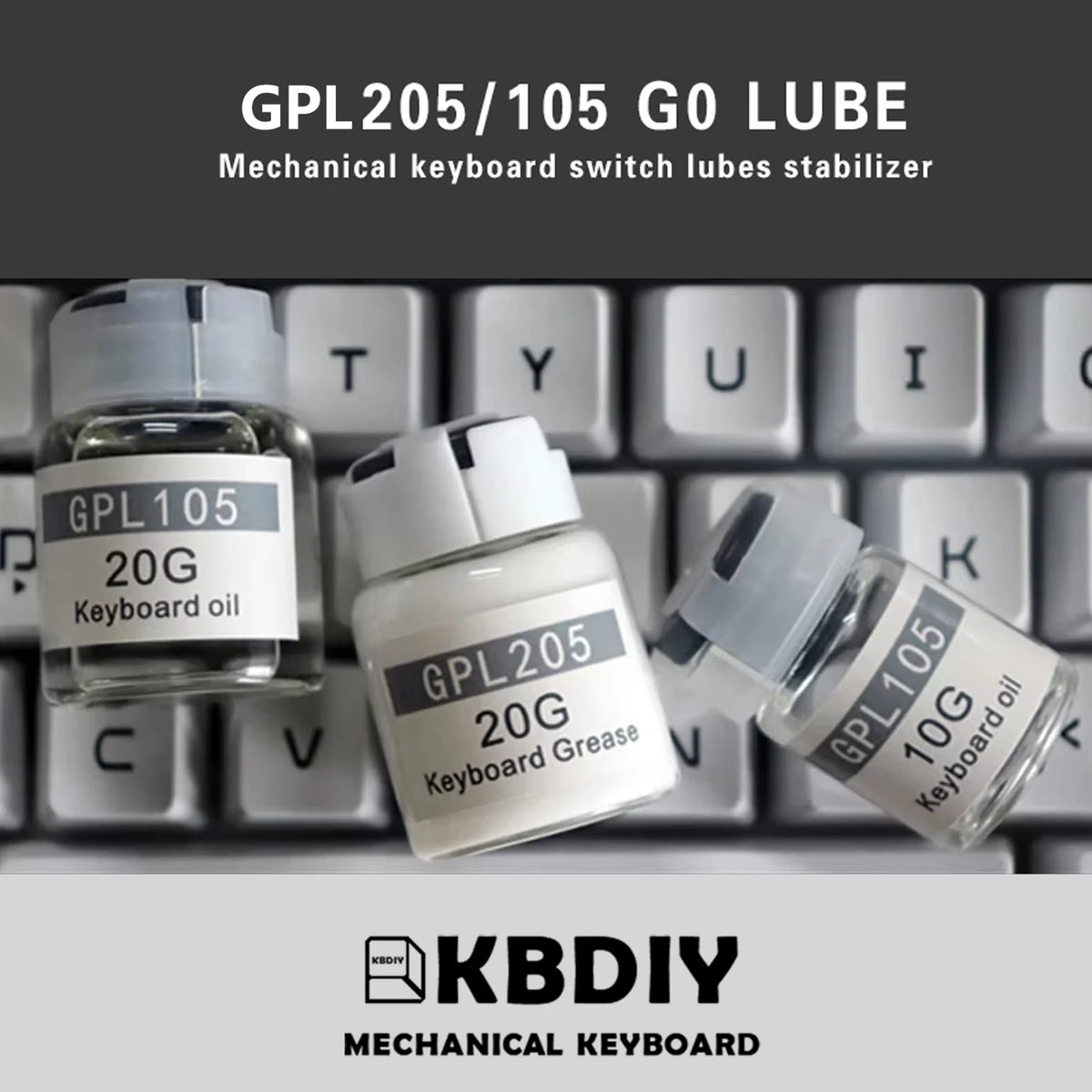 GPL 205G0 105 205 G0 G00 Xht Bdz Switch Lube Kit Keyboard Switched Stabilizer Lubricant Lubrication Grease Oil Switch Lube