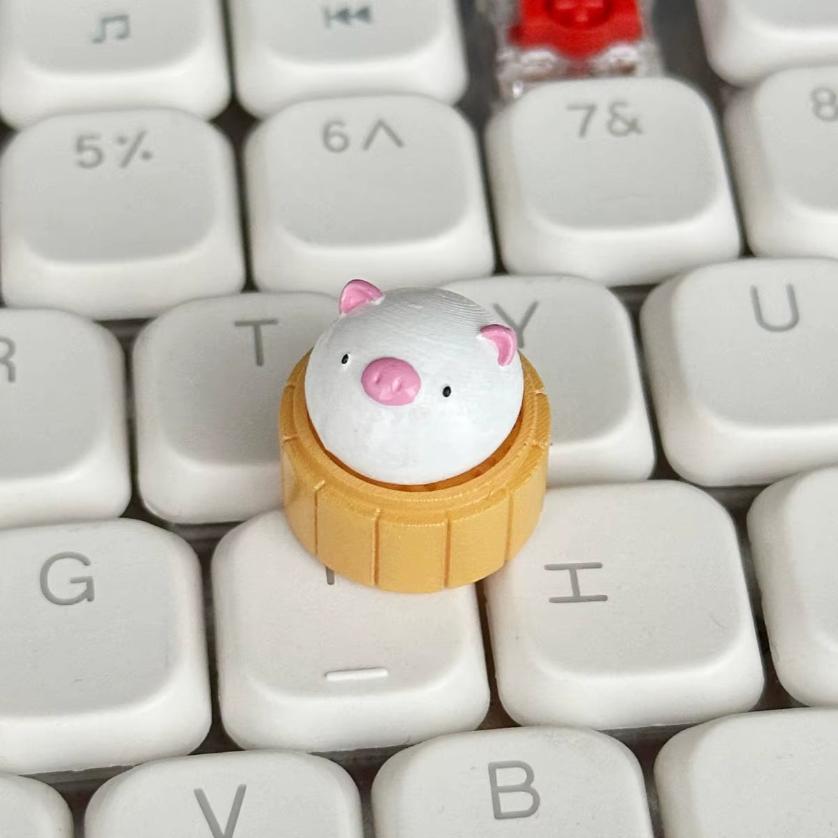 Delicious Stuffed Bun Dumpling Keycap Game Mechanical Keyboard Personality Artisan Keyboards Keycap