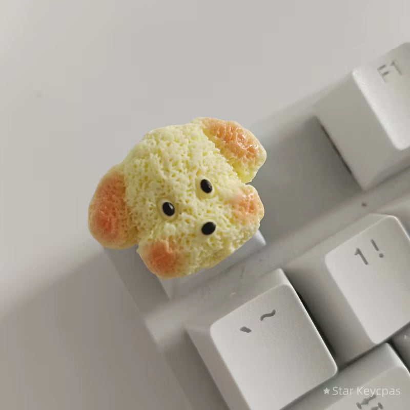 Personality Mechanical Keyboard Keycaps Cute Cartoon Dog Customized Gaming MX Cherry Switch Keycaps Accessories Decoration Gifts