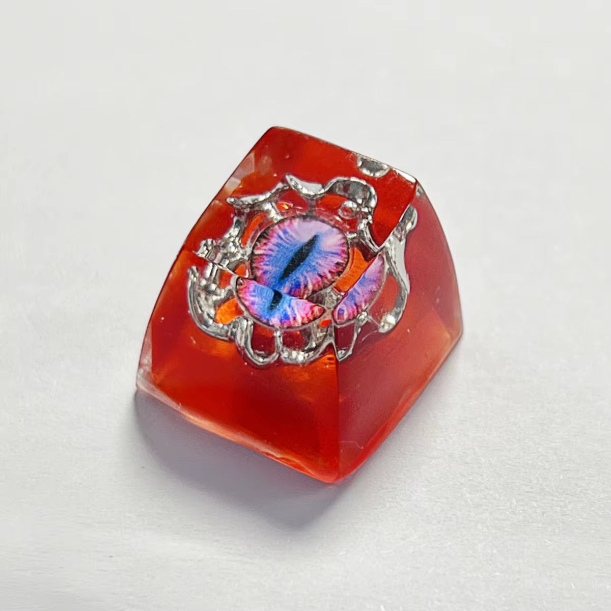 Evil Eyes DIY Mechanical Keyboard Resin Keycaps Artisan Customized Pretty Sun and Moon/Stars Design Custom Keycaps for Keyboard
