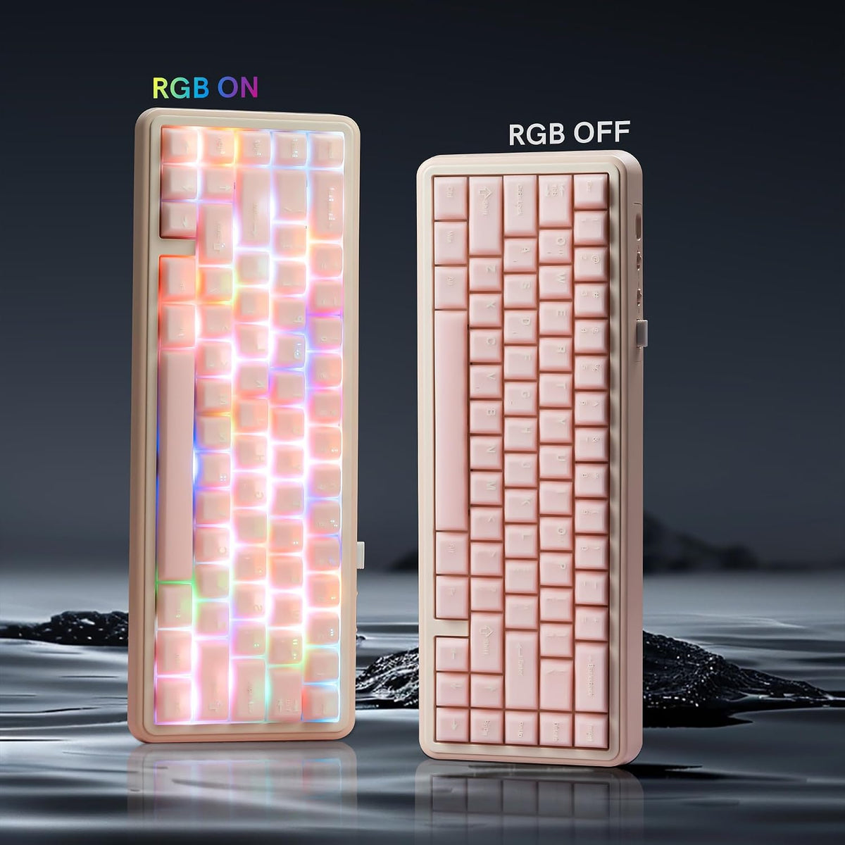 Double Shot PBT Keycaps Set, Cherry Profile Keyboard Keycap