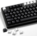XVX Black Japanese Keycaps, Double Shot PBT Keycap Set, 146 Keys Cherry Profile WOB Keycaps Fit for Cherry Gateron MX Switches Mechanical Gaming Keyboard
