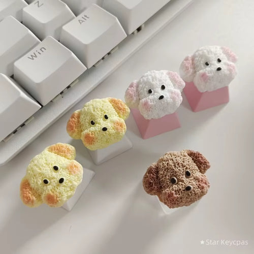 Personality Mechanical Keyboard Keycaps Cute Cartoon Dog Customized Gaming MX Cherry Switch Keycaps Accessories Decoration Gifts