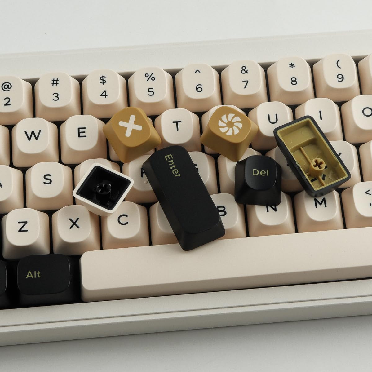 Double Shot PBT Keycaps,171 Keys YMK Profile Keycap