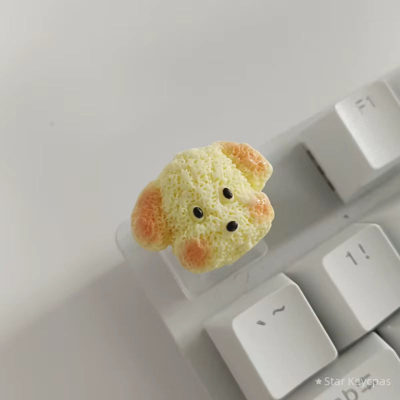 Personality Mechanical Keyboard Keycaps Cute Cartoon Dog Customized Gaming MX Cherry Switch Keycaps Accessories Decoration Gifts