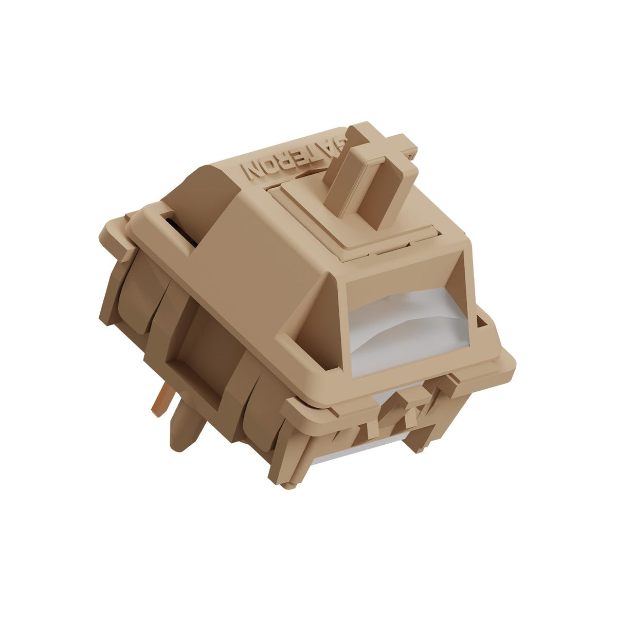 Gateron Chocolate Smoothie Tactile Keyboard Switches, 5 Pin Pre-Lubed 90PCS