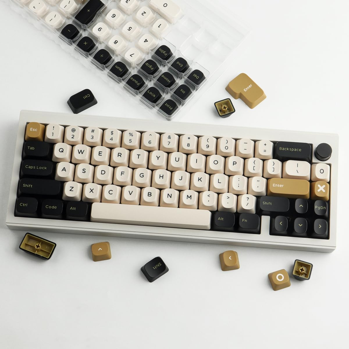 Double Shot PBT Keycaps,171 Keys YMK Profile Keycap