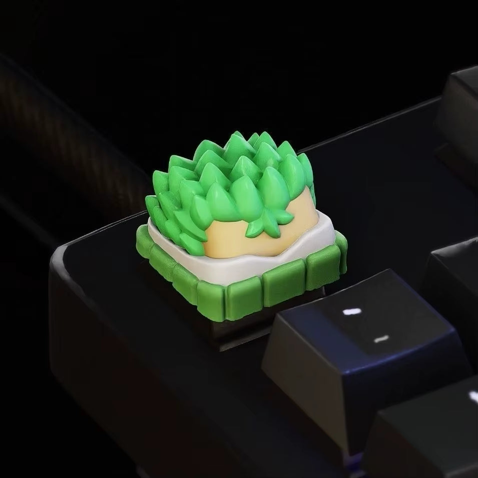 One Piece Peripherals Mechanical Keyboard Replacement Cap Roronoa Zoro Creative Cartoon Keycaps Monkey D Luffy Sanji Boy Gift