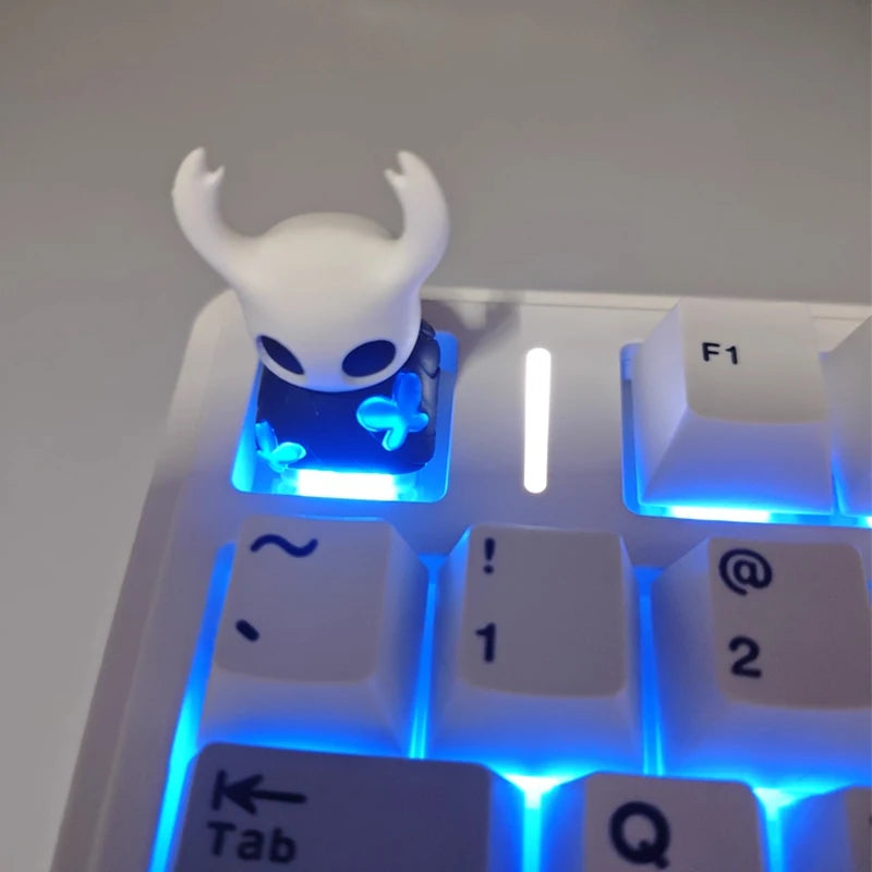 Hollow Knight Keycap Light Transmission Cute Personality Resin Mechanical Keyboard Accessory Anime Single Customized Keycap Esc